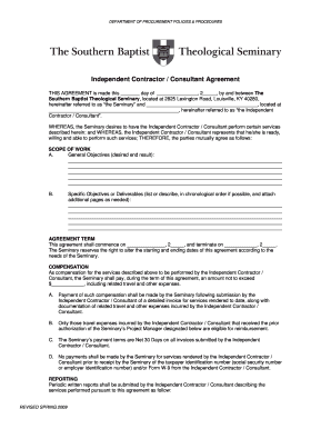 general contractor agreement form