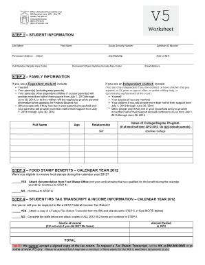 Spelman College Financial Aid Worksheet