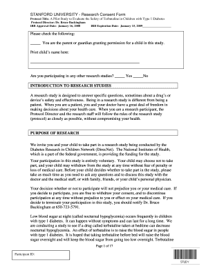 Protocol Title A Pilot Study to Evaluate the Safety of in Children with Type 1 Diabetes