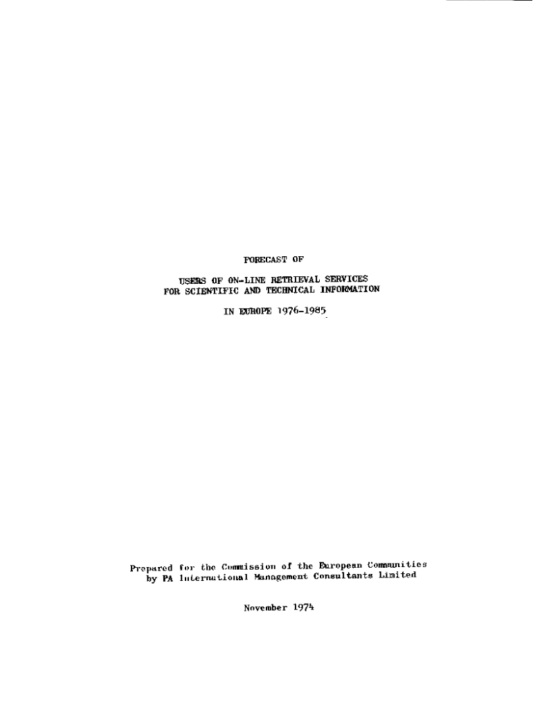 Industry Profiles: Information Retrieval and Online Services Preview on Page 1