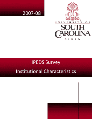 IPEDS Survey Institutional Characteristics