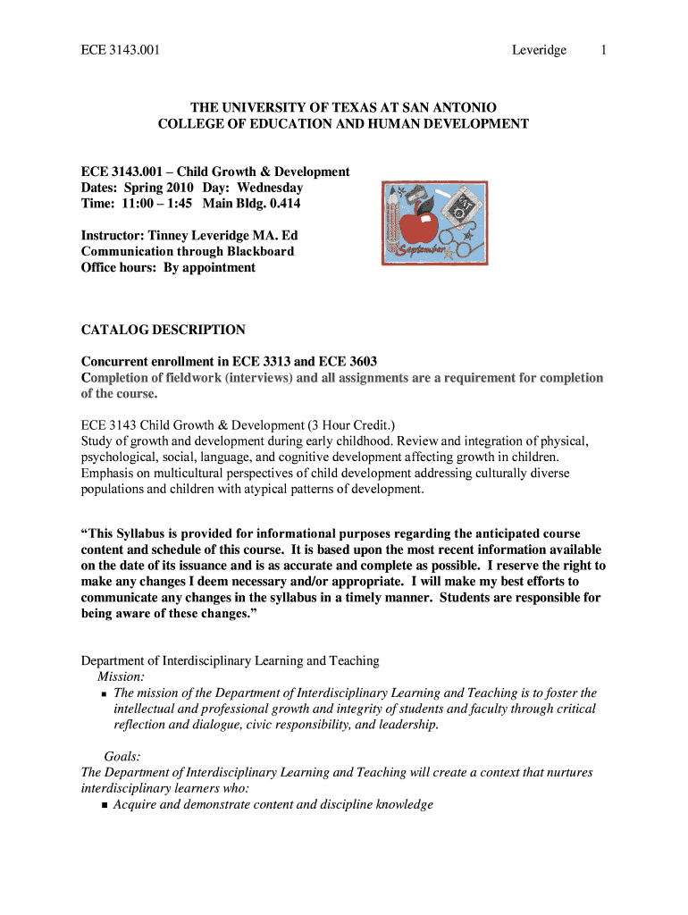 ECE 3143 001 Leveridge 1 THE UNIVERSITY OF TEXAS AT SAN Preview on Page 1
