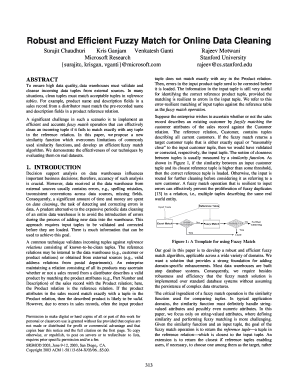 robust and efficient fuzzy match for online data cleaning pdf form