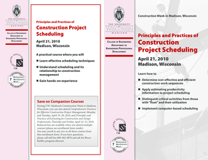 Construction Project Scheduling - University of Wisconsin-Madison - epdfiles engr wisc