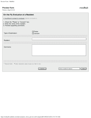 Form preview