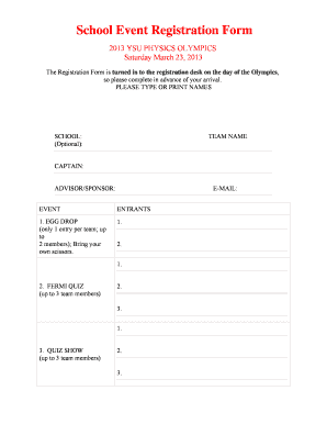 event registration form pdf