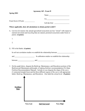 Pipe fill chart - Agronomy 365 - Exam II - agry purdue