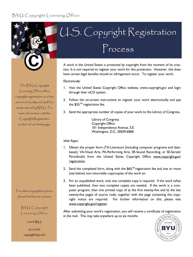 BYU Copyright Licensing Office Preview on Page 1