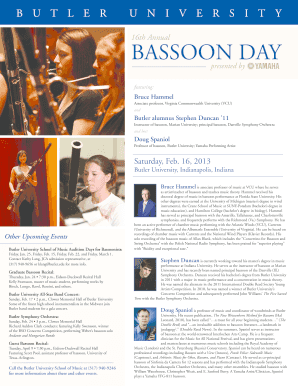 Fillable Online butler Download the schedule/registration form (PDF ...