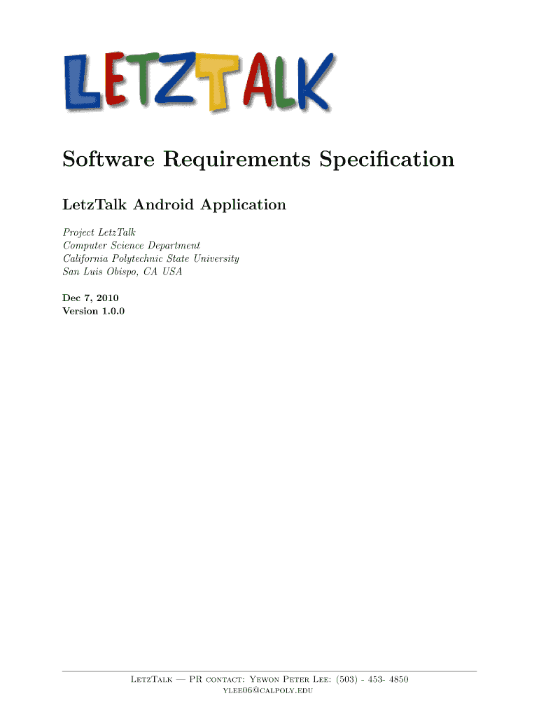 LetzTalk Android Application Preview on Page 1