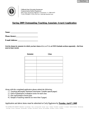 Form preview