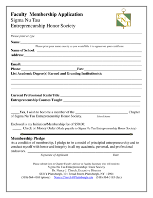 Netball certificate template word - Entrepreneur or Honorary Member Application Sigma Nu Tau ...