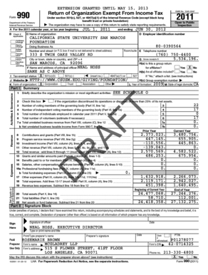 IRS Form 990 2011