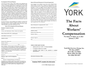California Pre-designation of Personal Physician Form