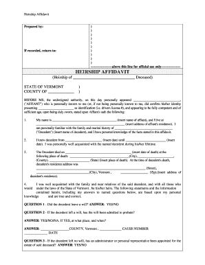 affidavit of heirship pennsylvania