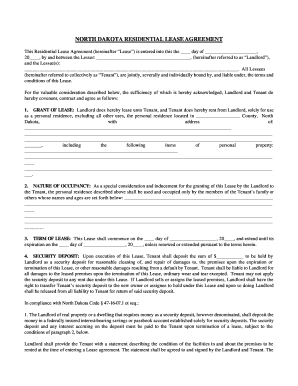 rental lease form