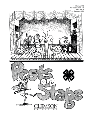 4-H IPM Pests on Stage Manual