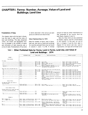 USDA Farm Census Form