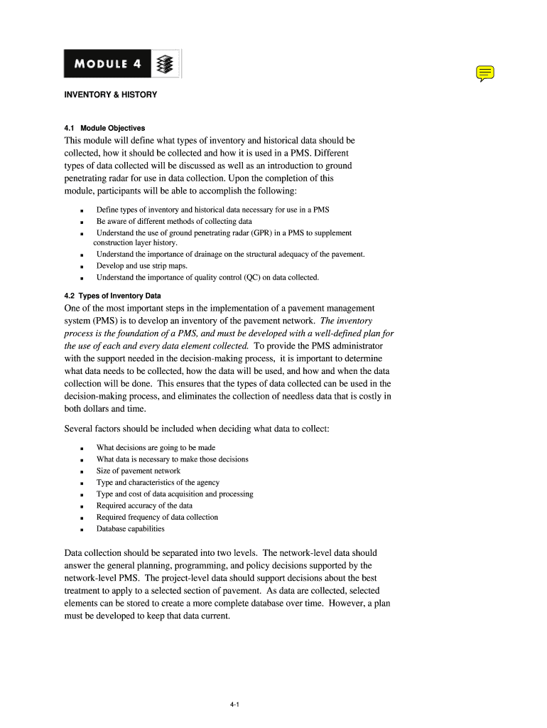 INVENTORY and HISTORY Preview on Page 1