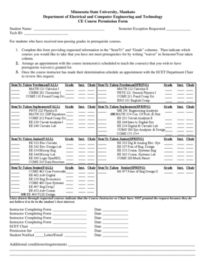 CE Prerequisite Waiver Form img .doc - cset mnsu