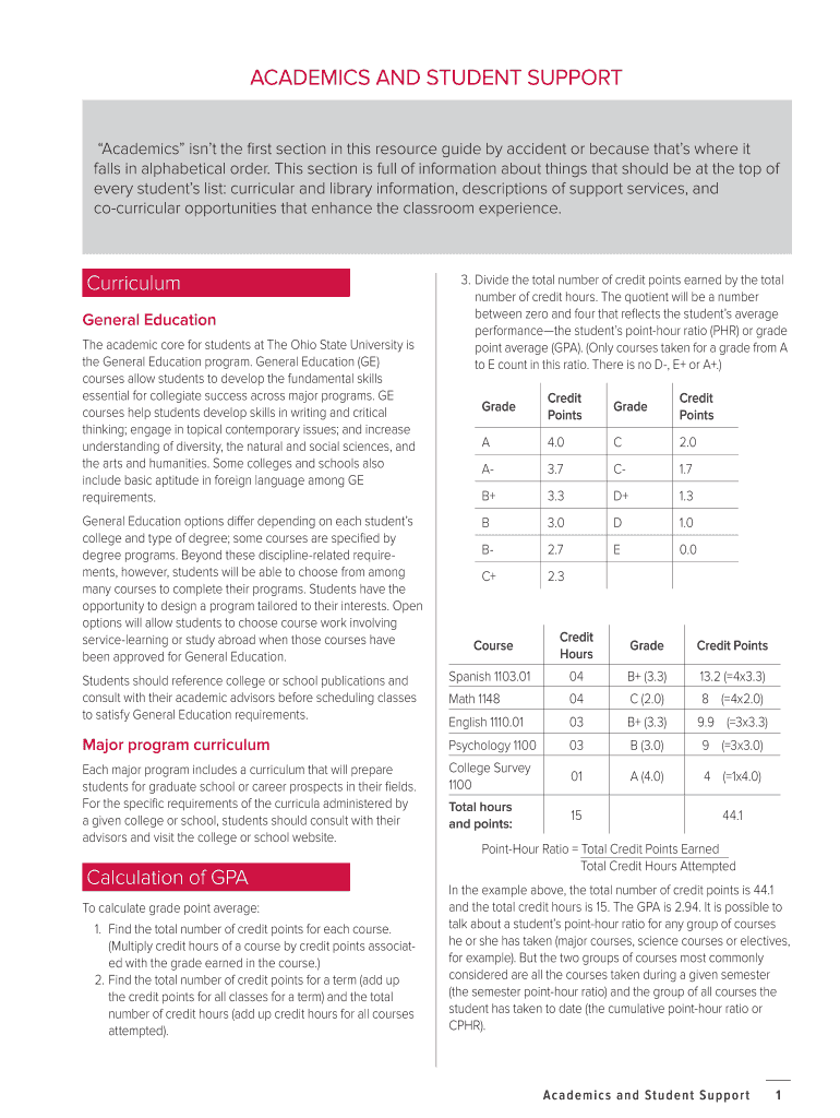 Academic Regulations and StandardsCalifornia State Preview on Page 1