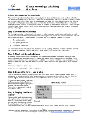 Form preview