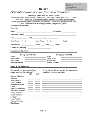 Fillable Online Registration Form - Regis - Regis University Fax Email ...