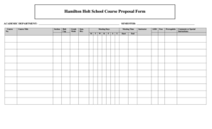 Departmental Course Proposal Form - Rollins R-Net - r-net rollins