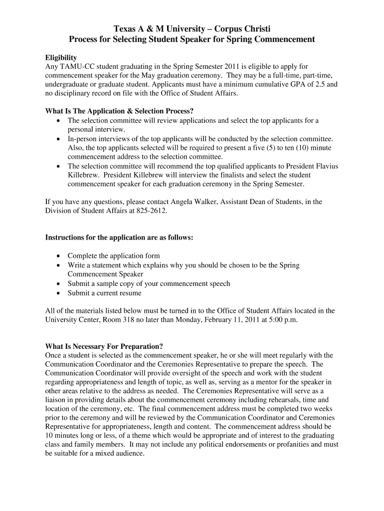 Texas A andamp - studentaffairs tamucc Preview on Page 1