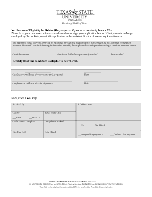 pdffiller txstate policy form