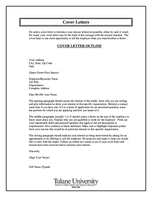 Cover letter for secretary - tulane cover letter