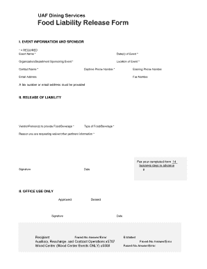 Release Of Liability Form Template from www.pdffiller.com
