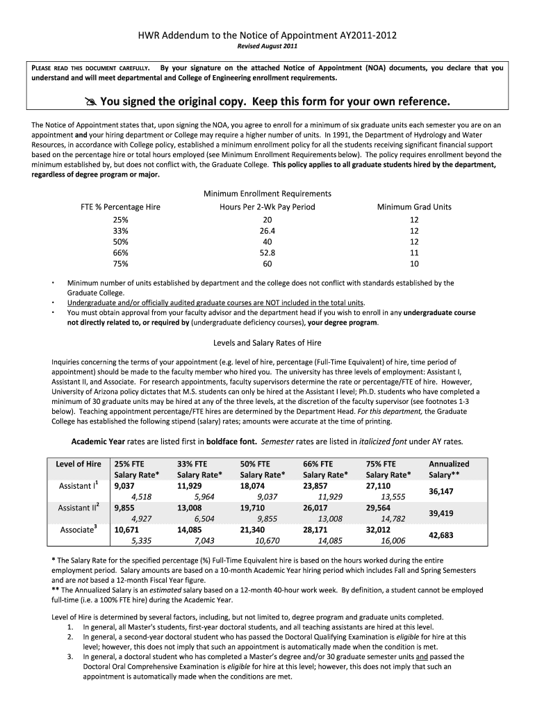 You signed the original copy Keep this form for your own reference - hwr arizona Preview on Page 1