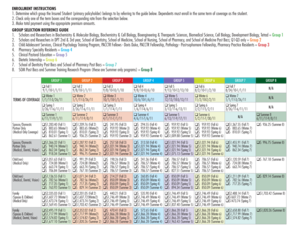UC San Francisco Graduate Student Health Insurance Enrollment Form