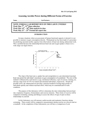 Assessing Aerobic Power During Different Forms Of Exercise - bio classes ucsc