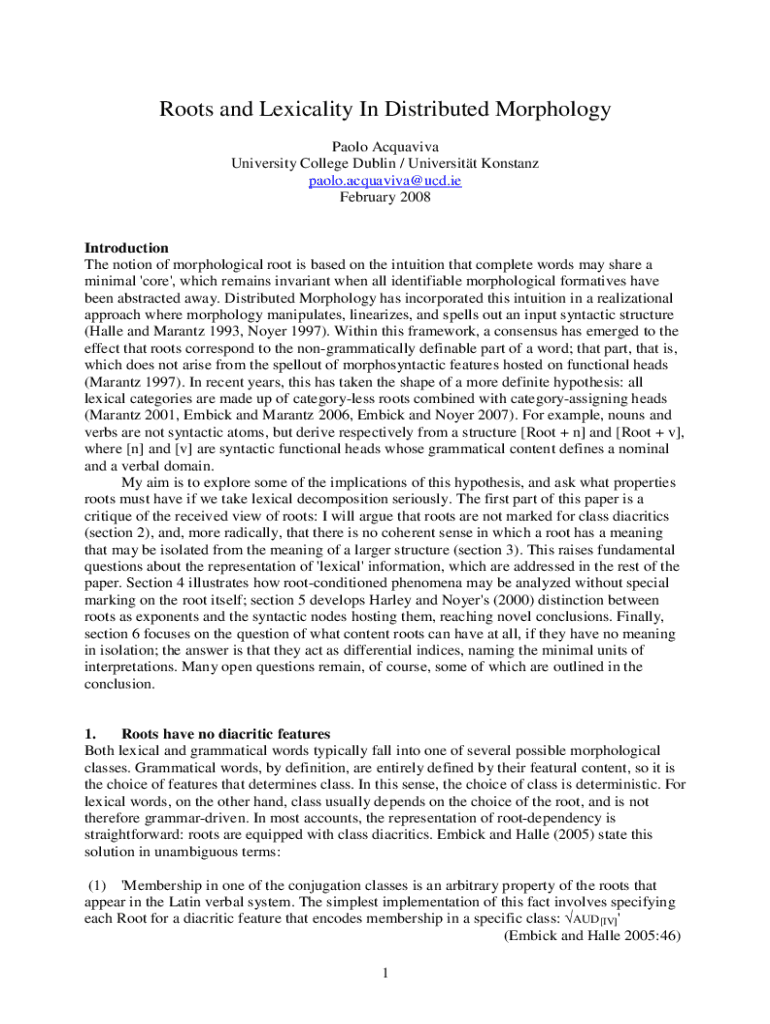1 Roots into functional nodes: exploring locality and semi- Preview on Page 1