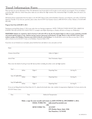 Please provide your arrival information (Note this information must be provided even if you plan to arrive early for your program) - eap ucop