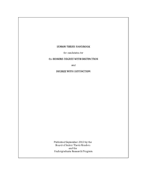 university of education thesis manual