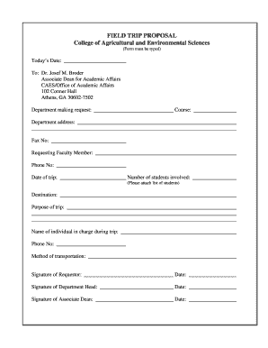 ocdsb field trip proposal form