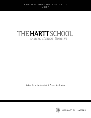 University of Hartford Application