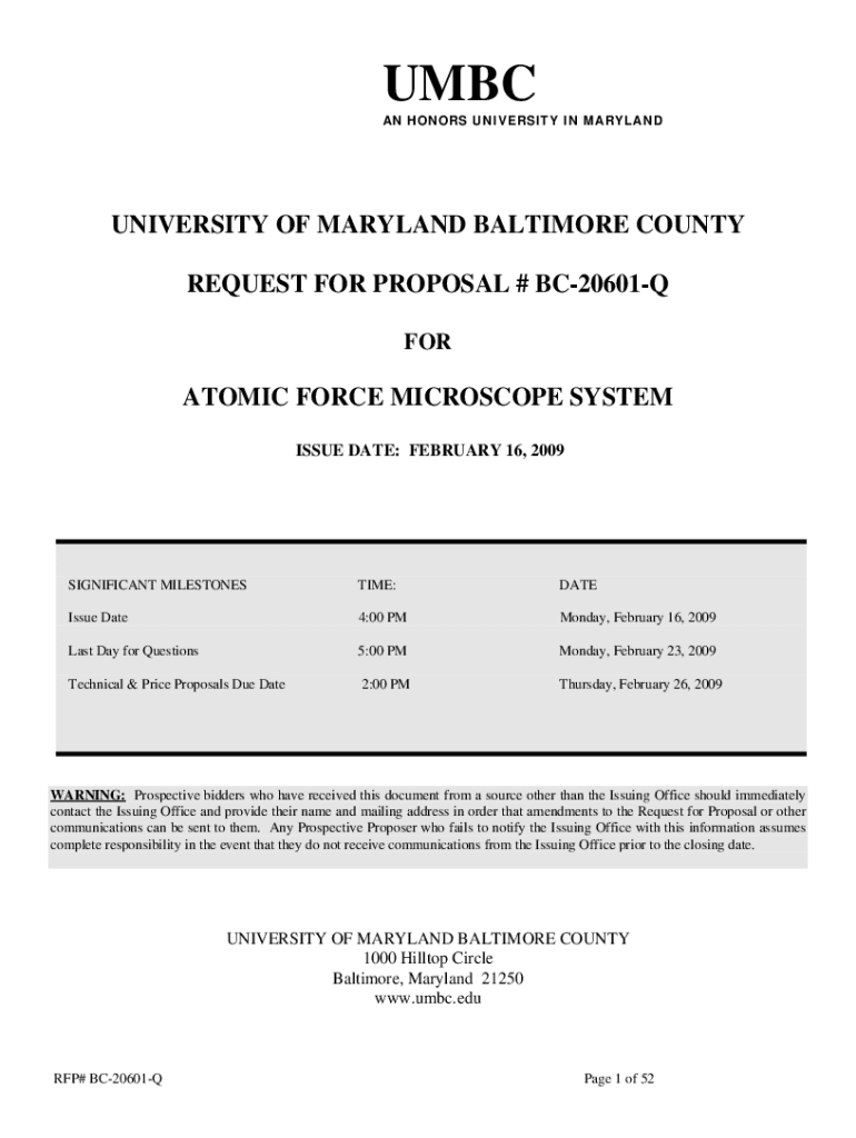 UMBC: University of Maryland, Baltimore County Preview on Page 1