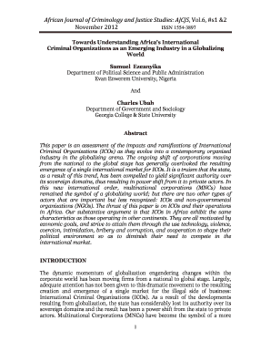 Dower rights release form - African Journal of Criminology and Justice Studies - umes