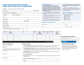 UMass Boston Residency Form