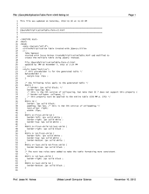 Form preview