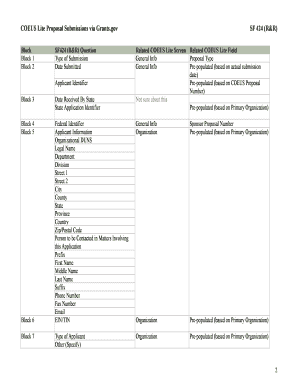 COEUS Lite Proposal Submissions via Grants.gov SF 424 (R&R)