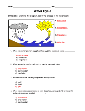 The Hydrologic Cycle Answer Key - Fill and Sign Printable Template Online