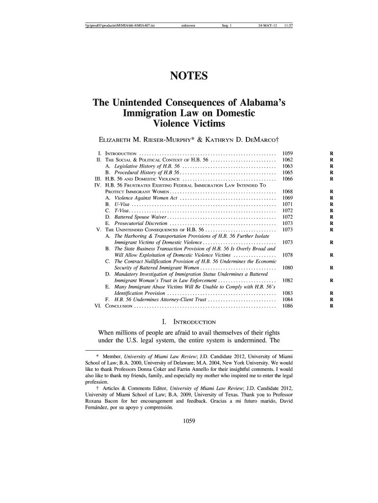 The Unintended Consequences of Alabamas Preview on Page 1