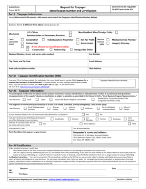 IRS Form W-9