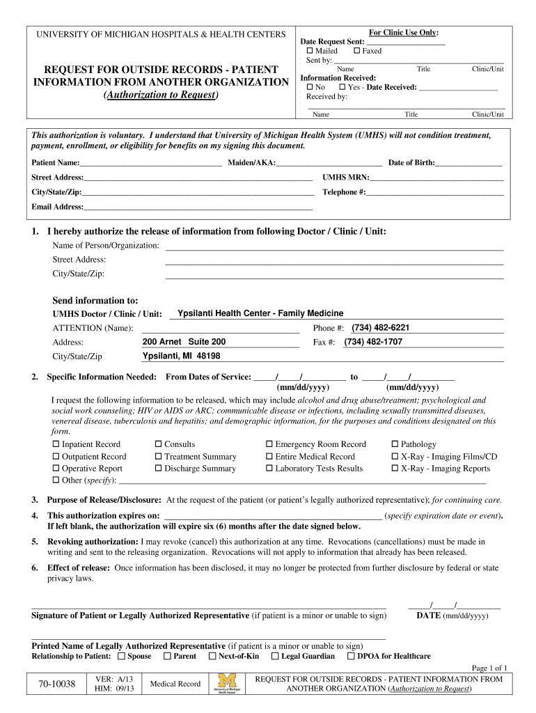 Instructions for Sample Submission Form: J-1 Exchange Visitor Information - med umich Preview on Page 1
