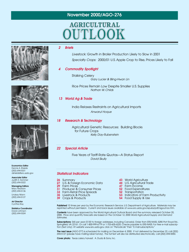 November 2000 AGO-276 - Cornell University Preview on Page 1